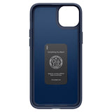 Spigen iPhone 15 Deksel Thin Fit Navy Blue
