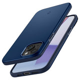 Spigen iPhone 15 Deksel Thin Fit Navy Blue
