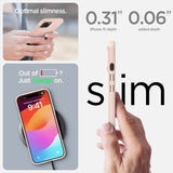 Spigen iPhone 15 Deksel Thin Fit Pink Sand