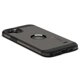 Spigen iPhone 15 Deksel Tough Armor MagFit Gunmetal