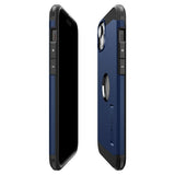 Spigen iPhone 15 Deksel Tough Armor MagFit Navy Blue