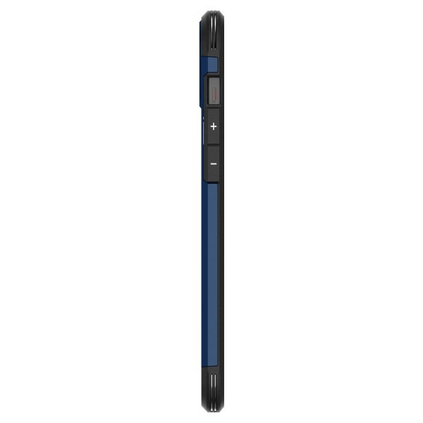 Spigen iPhone 15 Deksel Tough Armor MagFit Navy Blue