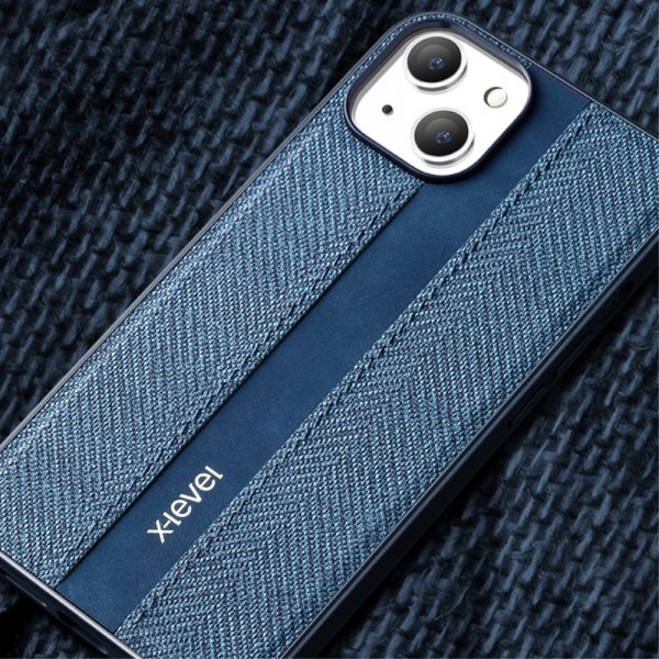 X-Level iPhone 15 Deksel Stofftekstur Brun
