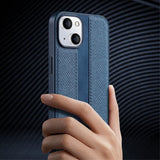 X-Level iPhone 15 Deksel Stofftekstur Brun