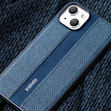 X-Level iPhone 15 Deksel Stofftekstur Grønn