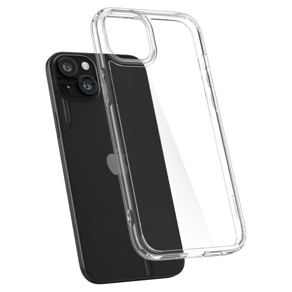 Spigen iPhone 15 Deksel Ultra Hybrid Crystal Clear