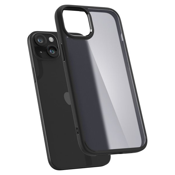 Spigen iPhone 15 Deksel Ultra Hybrid Frost Black