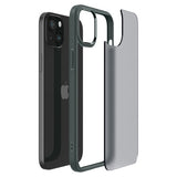Spigen iPhone 15 Deksel Ultra Hybrid Frost Green