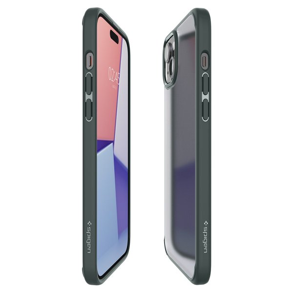 Spigen iPhone 15 Deksel Ultra Hybrid Frost Green
