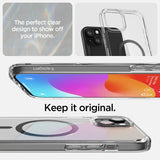 Spigen iPhone 15 Deksel Ultra Hybrid MagFit Carbon Fiber