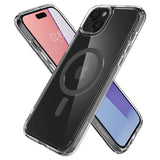 Spigen iPhone 15 Deksel Ultra Hybrid MagFit Graphite