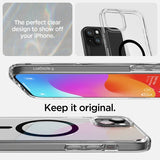 Spigen iPhone 15 Deksel Ultra Hybrid MagFit Svart