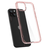 Spigen iPhone 15 Deksel Ultra Hybrid Rose Crystal