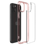 Spigen iPhone 15 Deksel Ultra Hybrid Rose Crystal