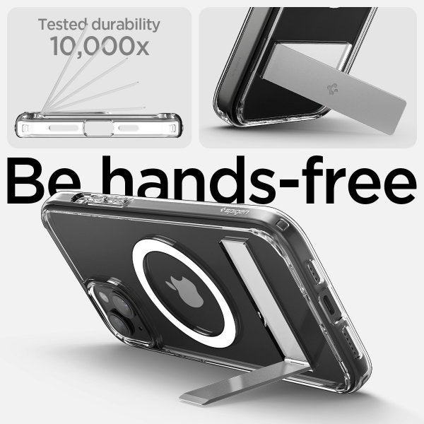 Spigen iPhone 15 Deksel Ultra Hybrid S MagFit Crystal Clear
