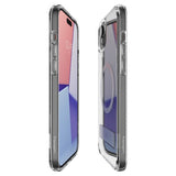 Spigen iPhone 15 Deksel Ultra Hybrid S MagFit Crystal Clear