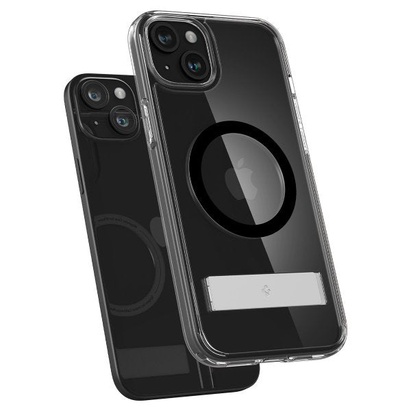 Spigen iPhone 15 Deksel Ultra Hybrid S MagFit Svart