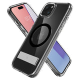 Spigen iPhone 15 Deksel Ultra Hybrid S MagFit Svart
