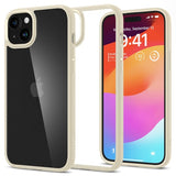 Spigen iPhone 15 Deksel Ultra Hybrid Mute Beige