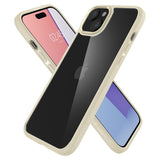 Spigen iPhone 15 Deksel Ultra Hybrid Mute Beige
