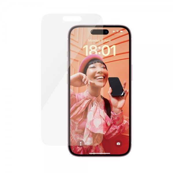 PanzerGlass iPhone 15 Skjermbeskytter Classic Fit