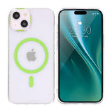 iPhone 15 Deksel TPU MagSafe Grønn