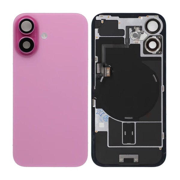 iPhone 16 bakglass - rosa