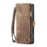 CaseMe iPhone 16 Etui 008 Series Avtakbart Deksel Brun