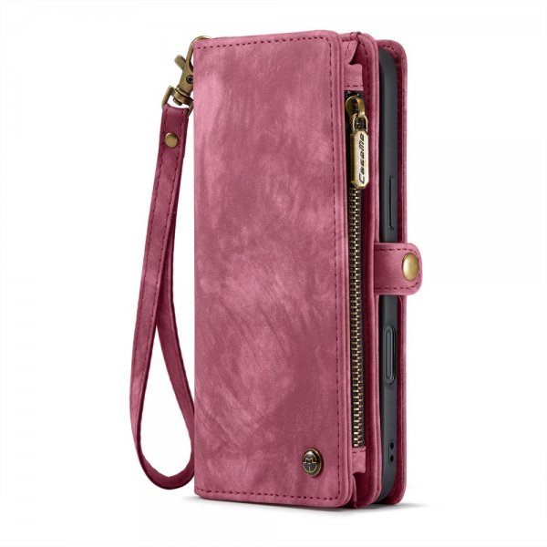 CaseMe iPhone 16 Etui 008 Series Avtakbart Deksel Rød