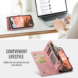 CaseMe iPhone 16 Etui 008 Series Avtakbart Deksel Rosa