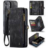 CaseMe iPhone 16 Etui 008 Series Avtakbart Deksel Svart