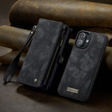 CaseMe iPhone 16 Etui 008 Series Avtakbart Deksel Svart