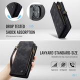 CaseMe iPhone 16 Etui 008 Series Avtakbart Deksel Svart