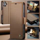 CaseMe iPhone 16 Etui 023 Series Brun