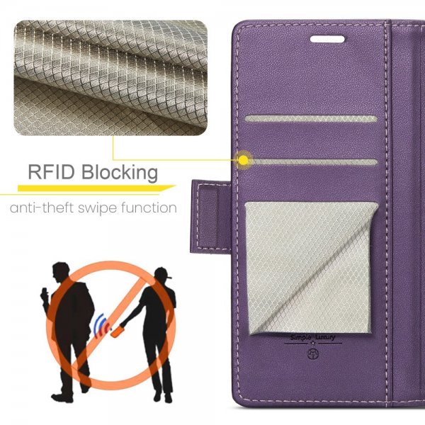 CaseMe iPhone 16 Etui 023 Series Lilla