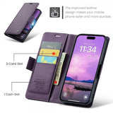 CaseMe iPhone 16 Etui 023 Series Lilla