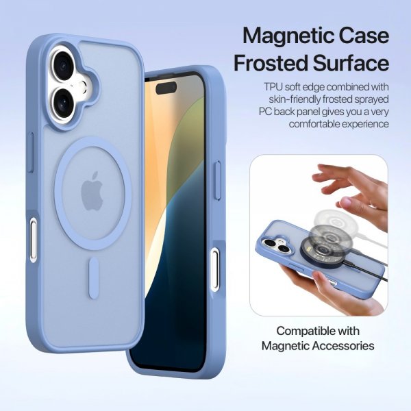 Dux Ducis iPhone 16 Etui 2-in-1 Lawa Series MagSafe Blå