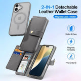 Dux Ducis iPhone 16 Etui 2-in-1 Lawa Series MagSafe Grå