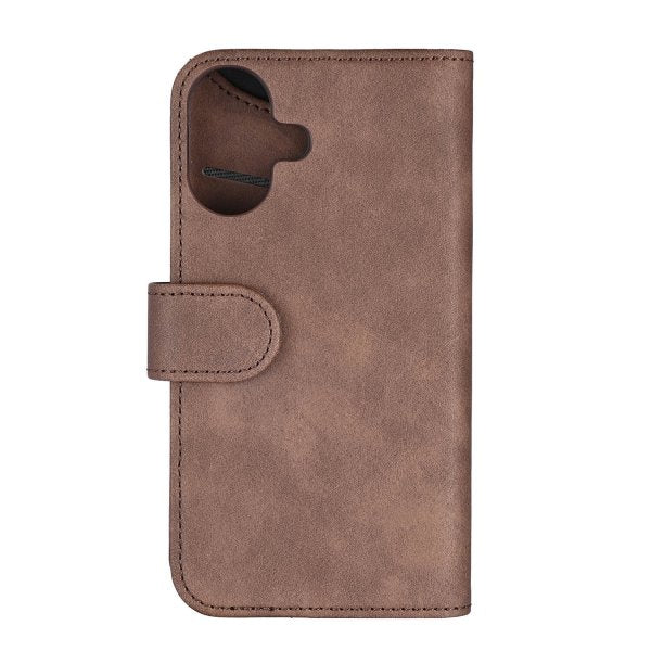 Gear iPhone 16 Etui 3 Kortlomme  Brun