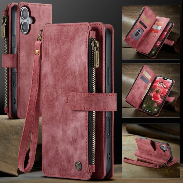 CaseMe iPhone 16 Etui C30 Series Rød