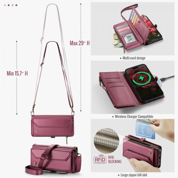 CaseMe iPhone 16 Etui C36 Series Rød