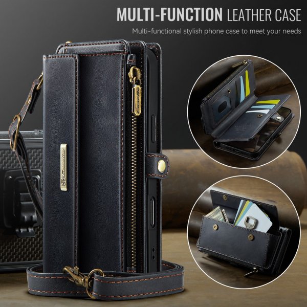 CaseMe iPhone 16 Etui C39 Series Svart