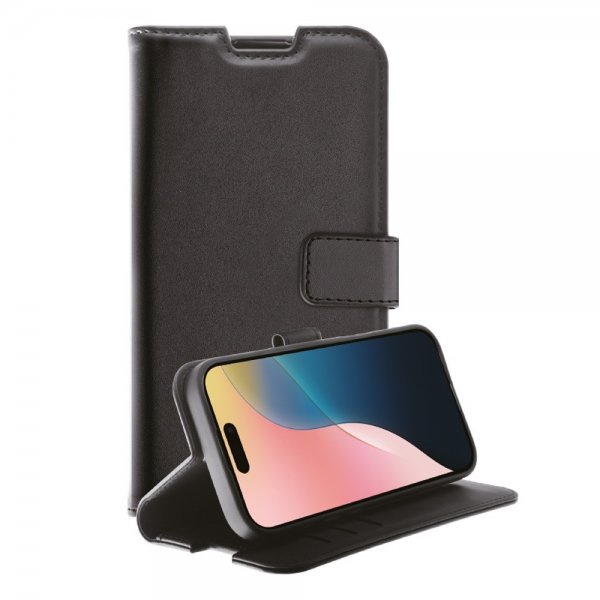 Vivanco iPhone 16 Etui Classic Wallet Svart