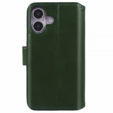 Nordic Covers iPhone 16 Etui Essential Leather Juniper Green