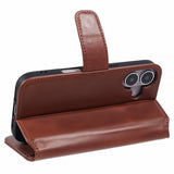 Nordic Covers iPhone 16 Etui Essential Leather Maple Brown