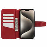 Nordic Covers iPhone 16 Etui Essential Leather Poppy Red