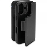 Decoded iPhone 16 Etui Leather Detachable Wallet Svart