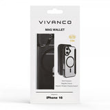 Vivanco iPhone 16 Etui Mag Wallet Svart