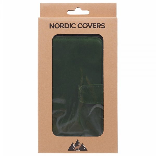 Nordic Covers iPhone 16 Etui MagLeather Juniper Green