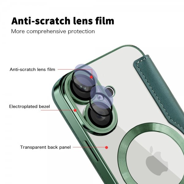 iPhone 16 Etui MagSafe Grønn